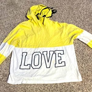 a long sleeve crop top, PINK